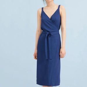 Everlane Japanese Goweave Wrap Dress